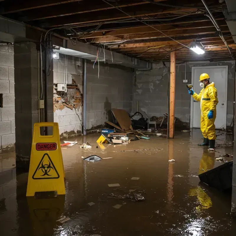 Flooded Basement Electrical Hazard in View Park-Windsor Hills, CA Property